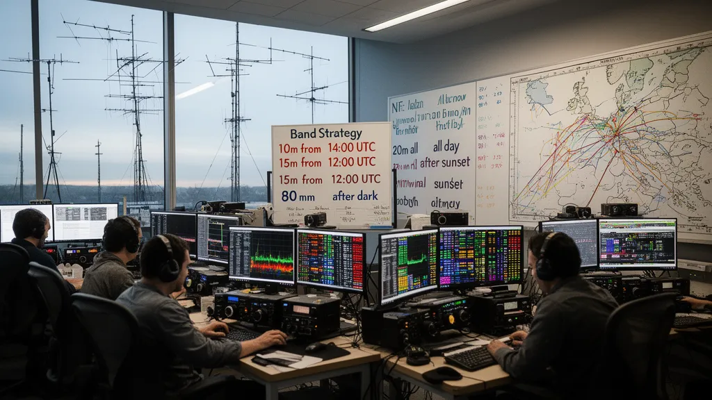 Band Strategy for HF Contests: Which Bands to Work When (With Propagation Forecast)
