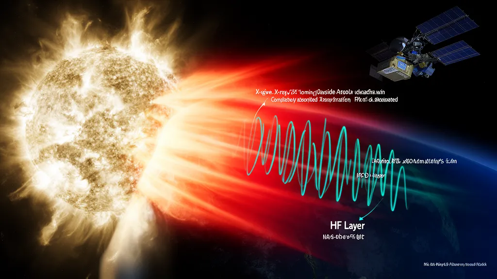 D-Layer Absorption: Why HF Signals Vanish During Solar Flares