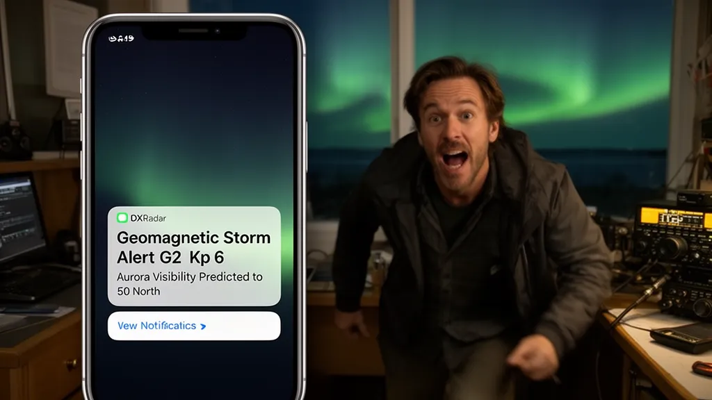 DXRadar Push Notifications: Get Alerts for Band Openings and Solar Events