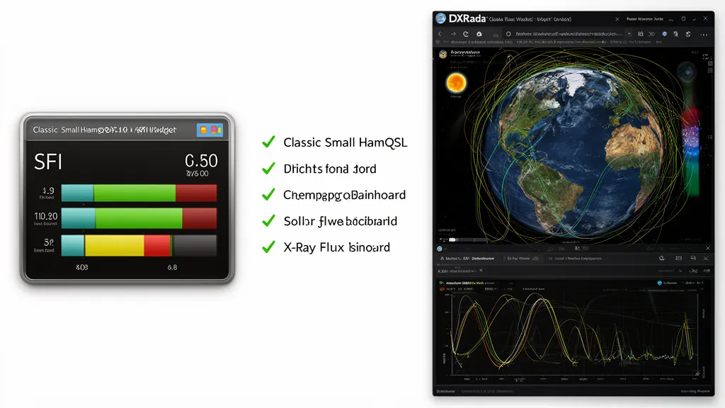 DXRadar vs. HamQSL Solar Widget: What's the Difference?