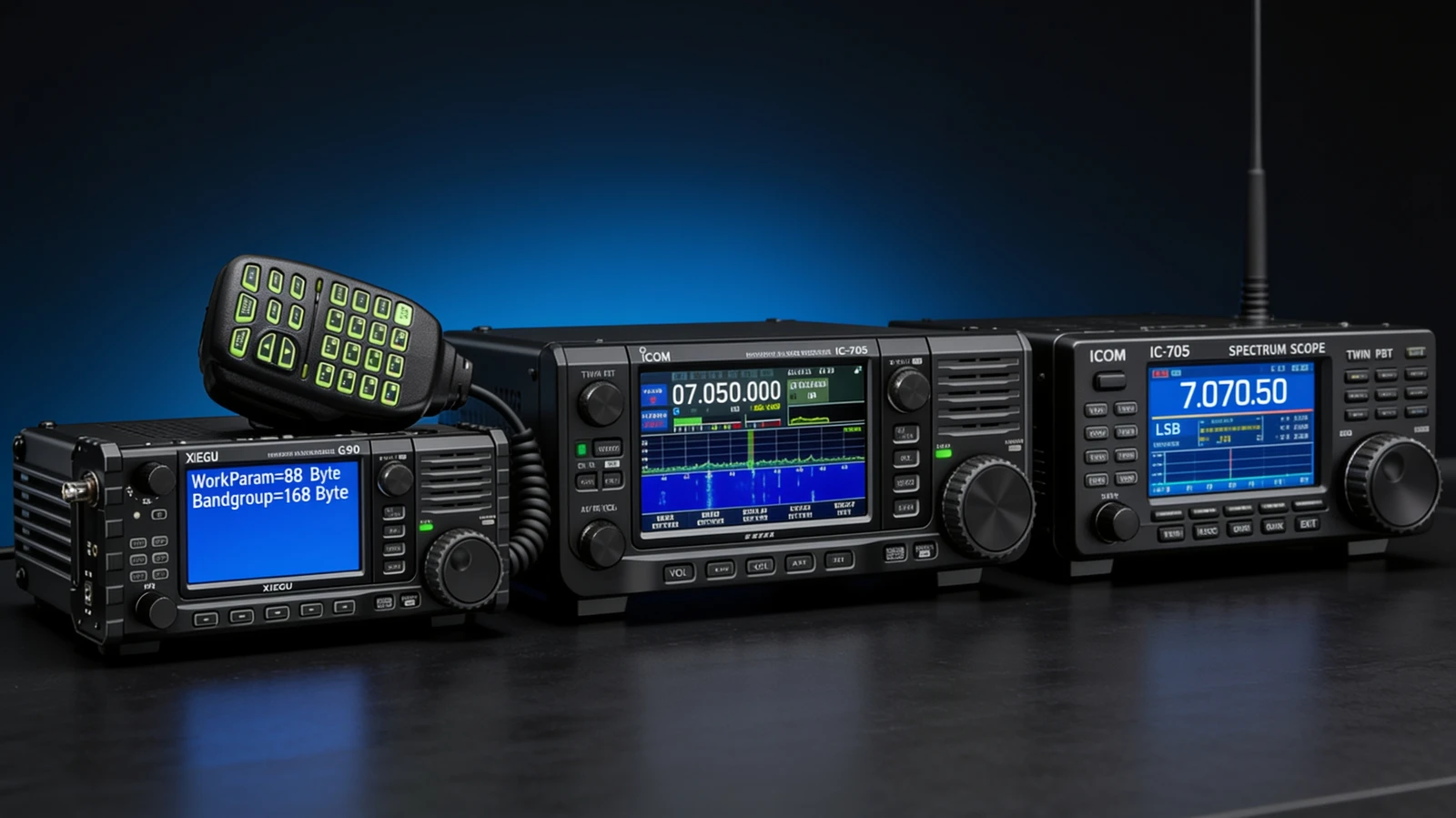 Xiegu G90 vs X6100 vs Icom IC-705: The Portable HF Decision