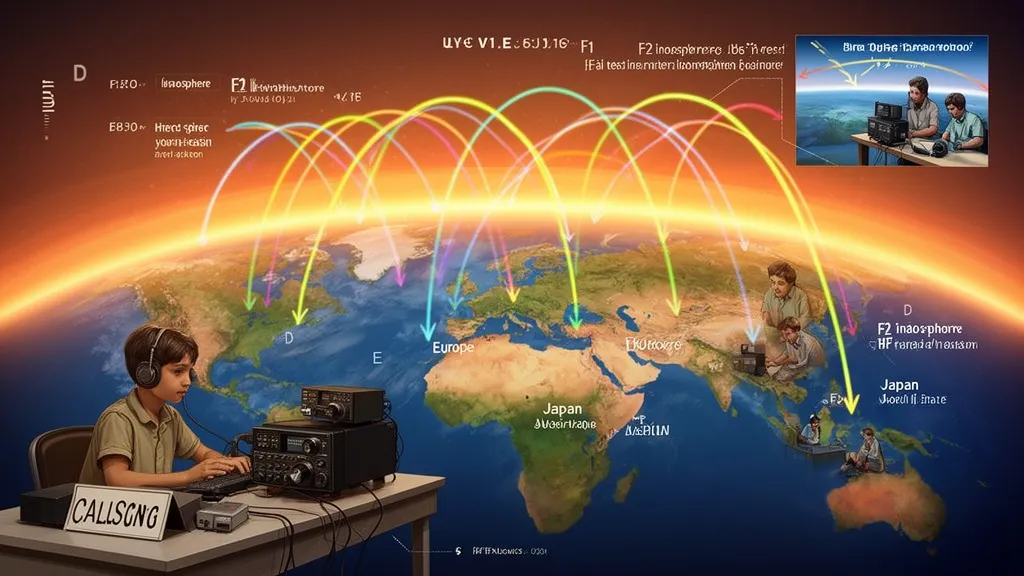 Ham Radio Propagation for Beginners: How Your Signal Travels the World