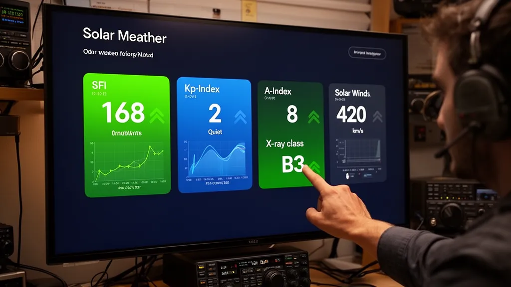 How to Read Solar Data Like a Pro: SFI, K-Index, and A-Index Explained