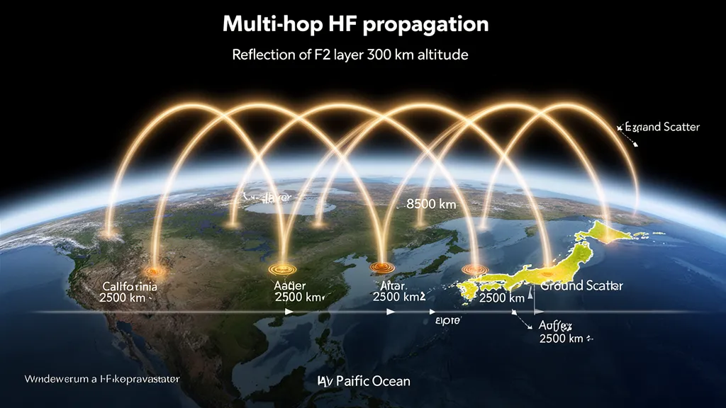 Multi-Hop Propagation: How Signals Bounce Around the World