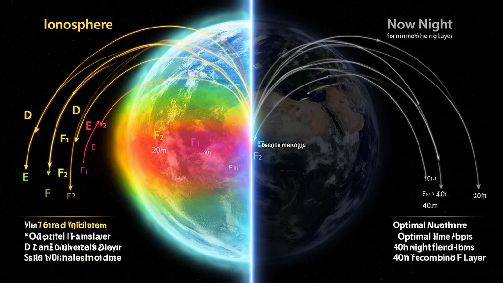 Day vs. Night HF Propagation: How the Sun Changes Which Bands Work