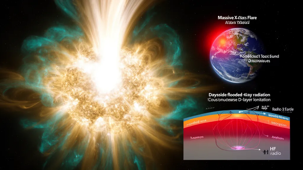 Solar Flare Effects on Ham Radio: Blackouts, D-Layer Absorption, and Recovery