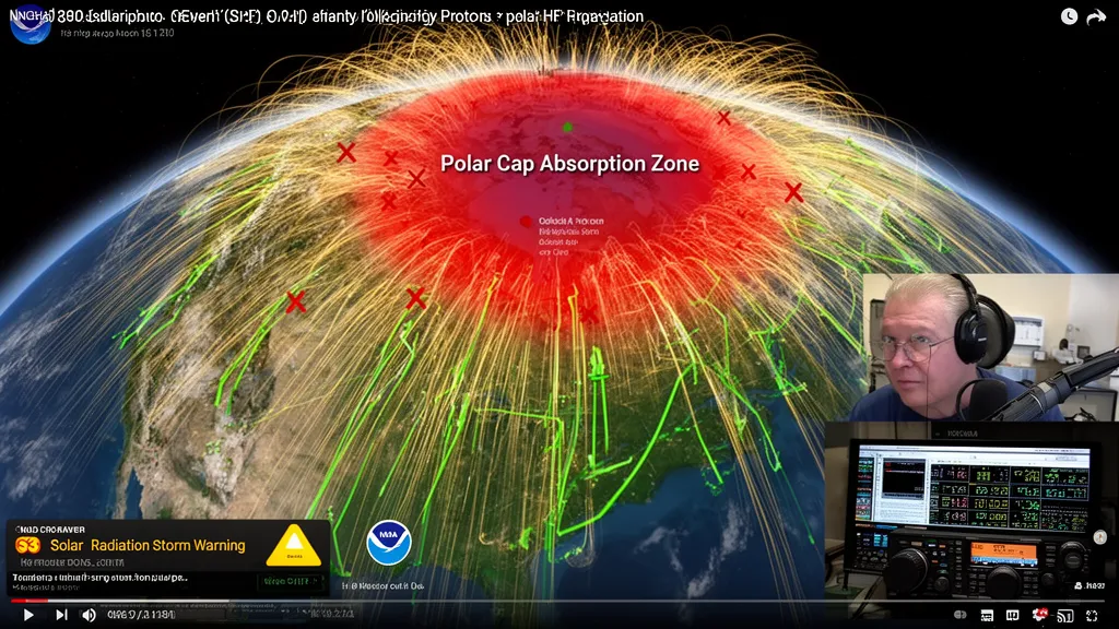 Solar Proton Events and Polar Cap Absorption: When High-Latitude HF Dies