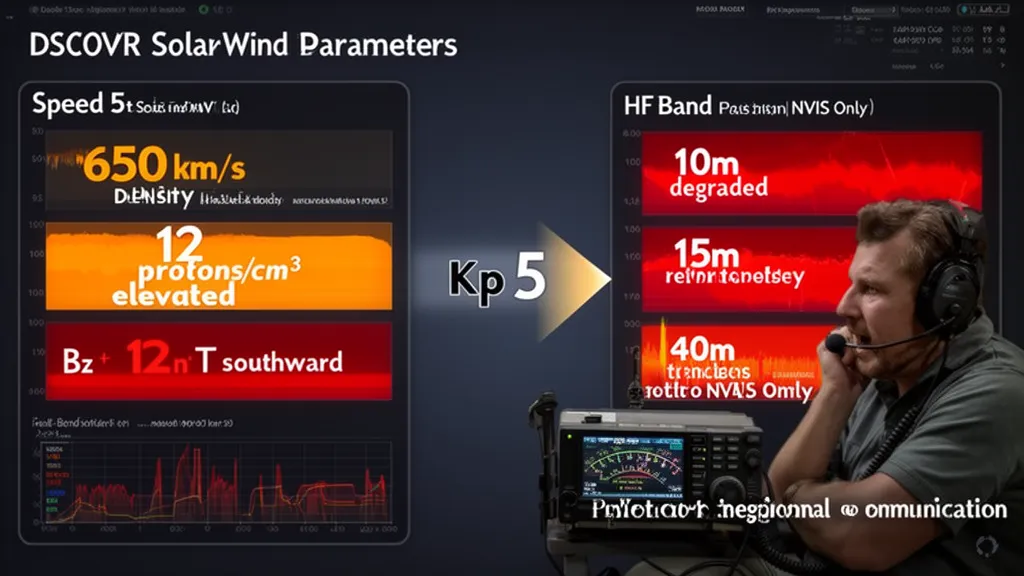 Solar Wind and HF Radio: How DSCOVR Data Predicts Band Conditions