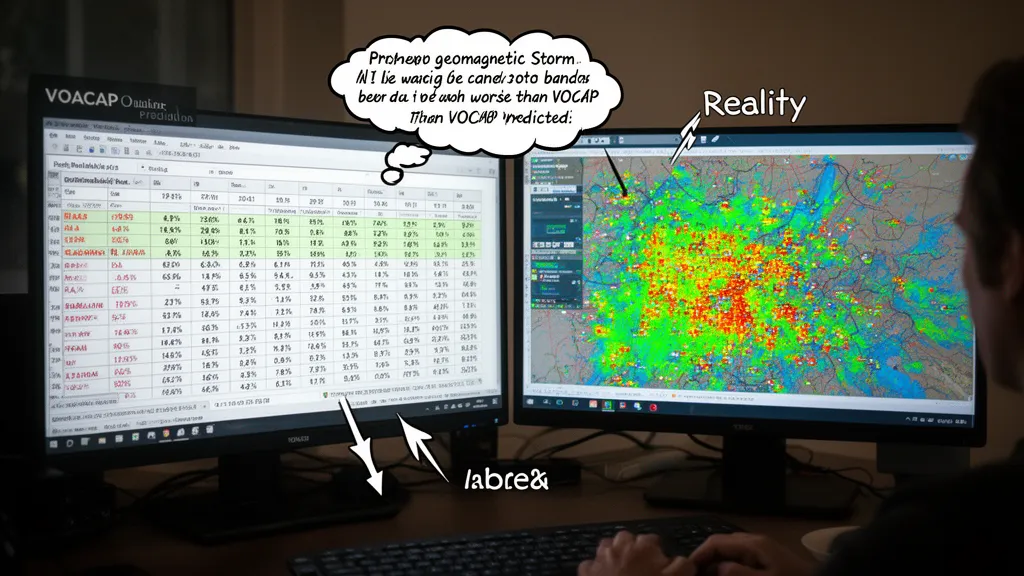 VOACAP vs. Live DX Spots: Propagation Prediction vs. Real-Time Data