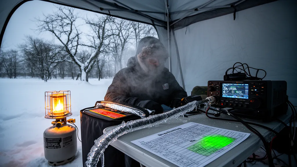 Winter Field Day Propagation Guide: Cold Weather Operating and Band Predictions