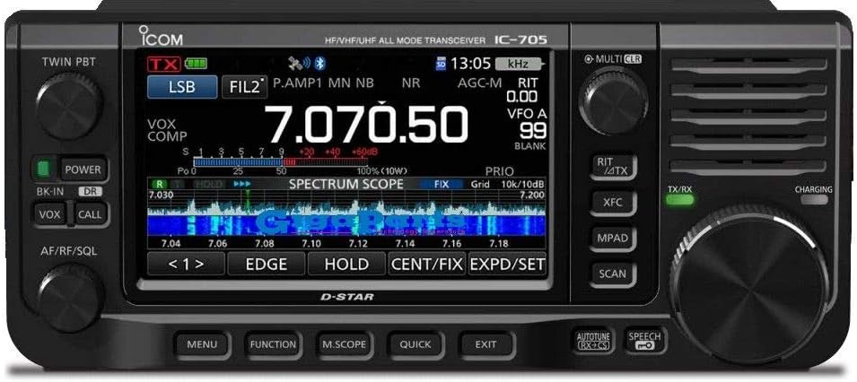 Icom IC-705 portable QRP transceiver