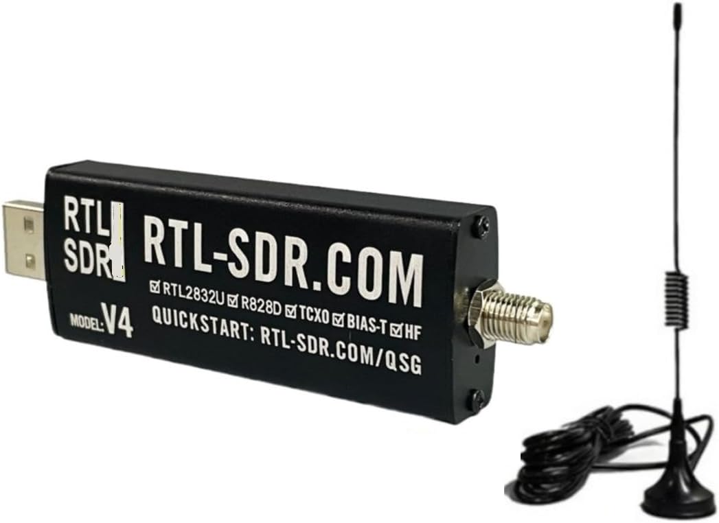 RTL-SDR Blog V4 software defined radio dongle