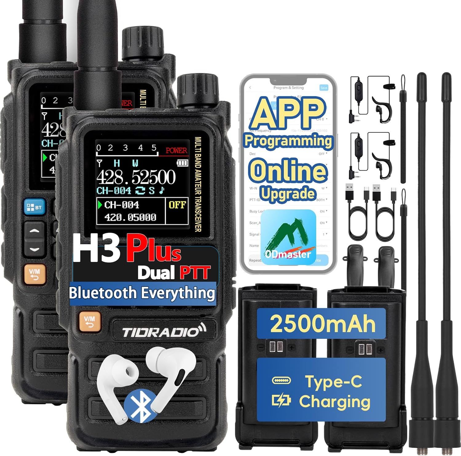 TIDRADIO TD-H3 handheld radio